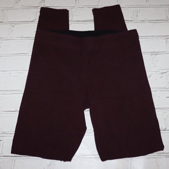🍷 Garage Clothing Maroon Leggings – Size Small Soft Stretch · Deep Hue · - Picture 1 of 4